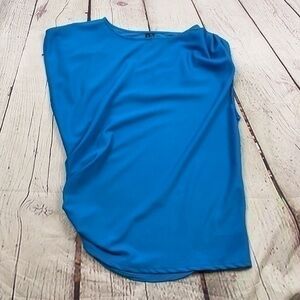 UEC Marciano asymmetrical blue top XS